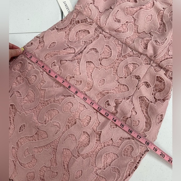 NWT Bardot Lina Lace Dress In Pink Rose - Picture 8 of 16